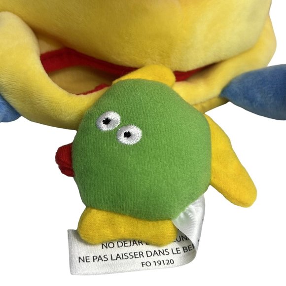 Melissa & Doug K's Kids Plush Hungry Pelican With 1 Rattle Fish Crinkle Squeak - Picture 3 of 12